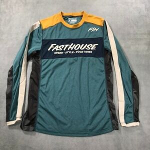 Fasthouse Speed Shop Long Sleeve Shirt Small FH/MC Moto Crew Motocross Riding